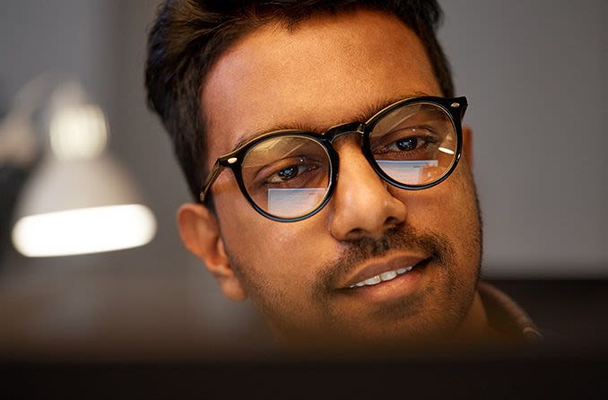 Glasses Frames for men with screen protection lenses