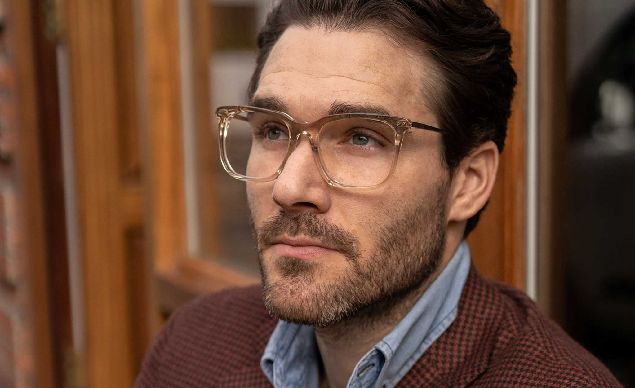 Clear and Transparent Goggles for Men for Subtle Sophistication