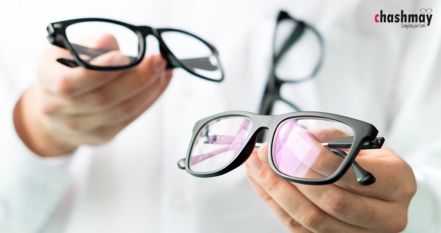 How many types of lenses are available for glasses?