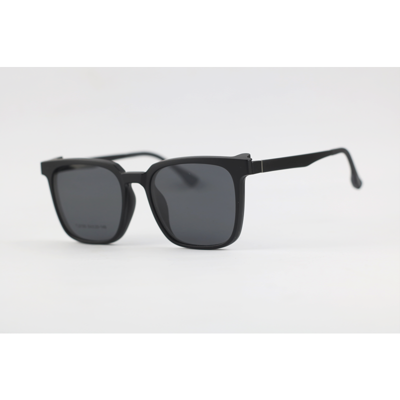 Dior - 2191 - Black - Acetate - Rectangle - Dual - Attachment - Polarized - Eye Wear - Sunglasses