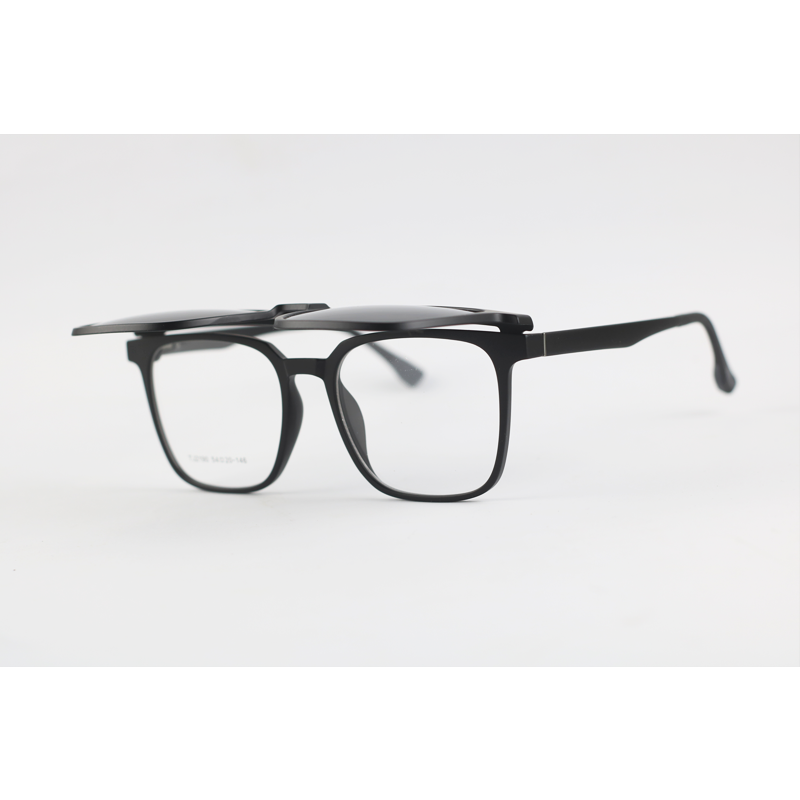 Dior - 2191 - Black - Acetate - Rectangle - Dual - Attachment - Polarized - Eye Wear - Sunglasses