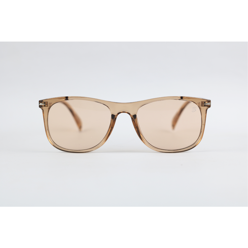 David Beckham - 1879 - Brown Translucent - Acetate - Rectangle - Sunglasses