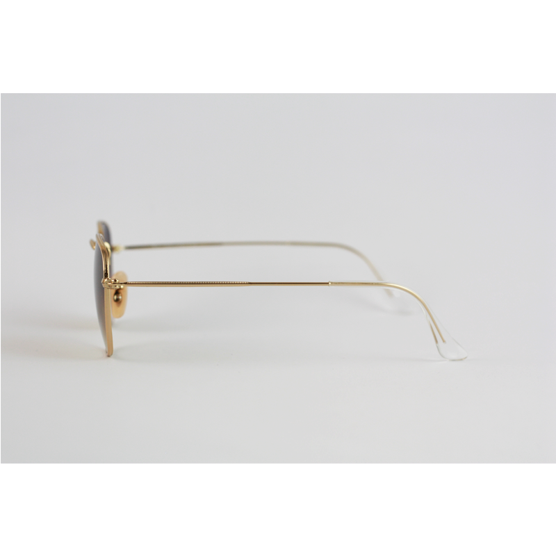 Ray B - FRANK - 3857 - Golden Brown Gradient - Metal - Square - Sunglasses