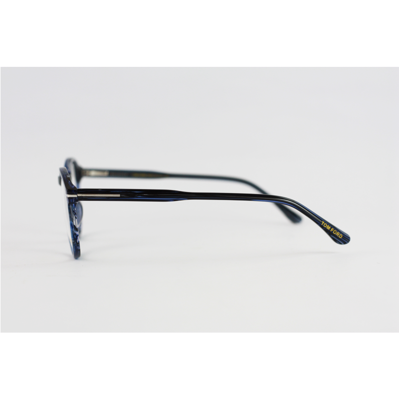 Tom Ford - 5428 - Blue - Acetate - Round - Eyewear