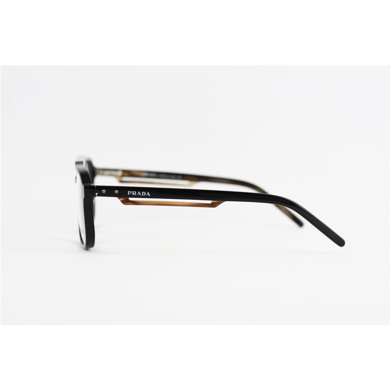 Prada - 18WV - Black - Acetate - Double Bridge - Rectangle - Eyewear