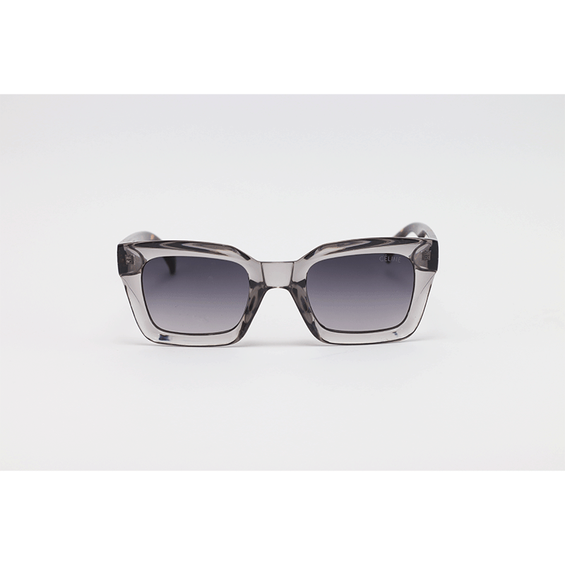 Celine - 6091 - Grey Translucent - Acetate - Rectangle - Sunglasses