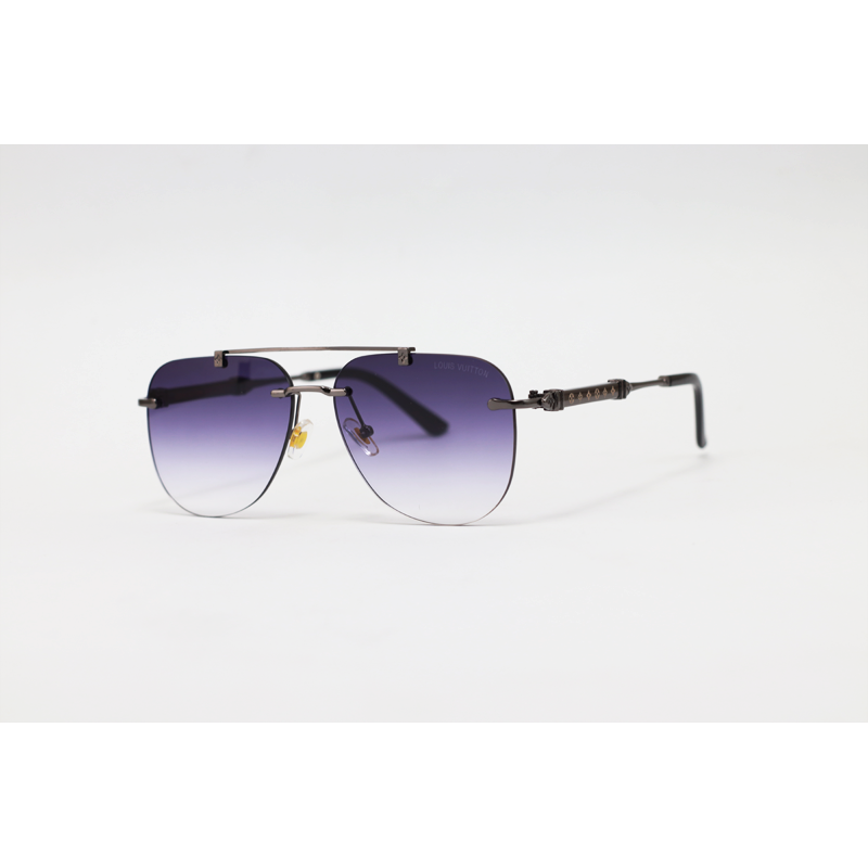 Louis Vuitton 3151 Gun Metallic Purple Gradient Rimless  display picture 1