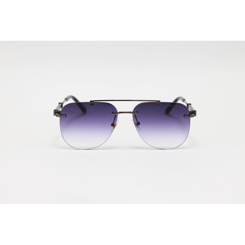 Louis Vuitton 3151 Gun Metallic Purple Gradient Rimless  display picture 1