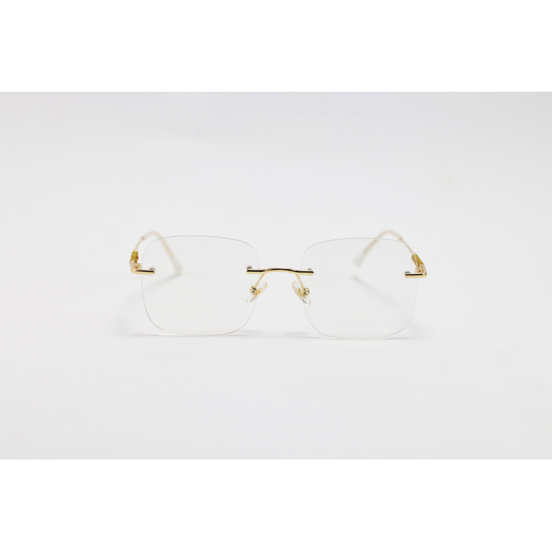 Dita - 21087 - Golden - Metal - Blue Cut - Rimless - Square - Eyewear