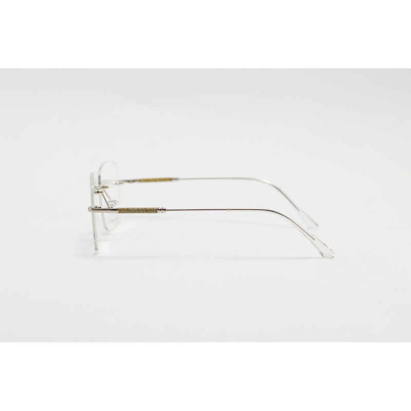 Dita - 21087 - Silver - Metal - Blue Cut - Rimless - Square - Eyewear
