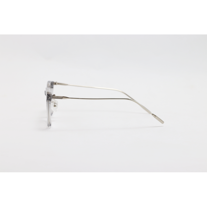 Dita - 8203 - Grey Translucent - Acetate - Metal - Blue Cut - Rectangle - Eyewear