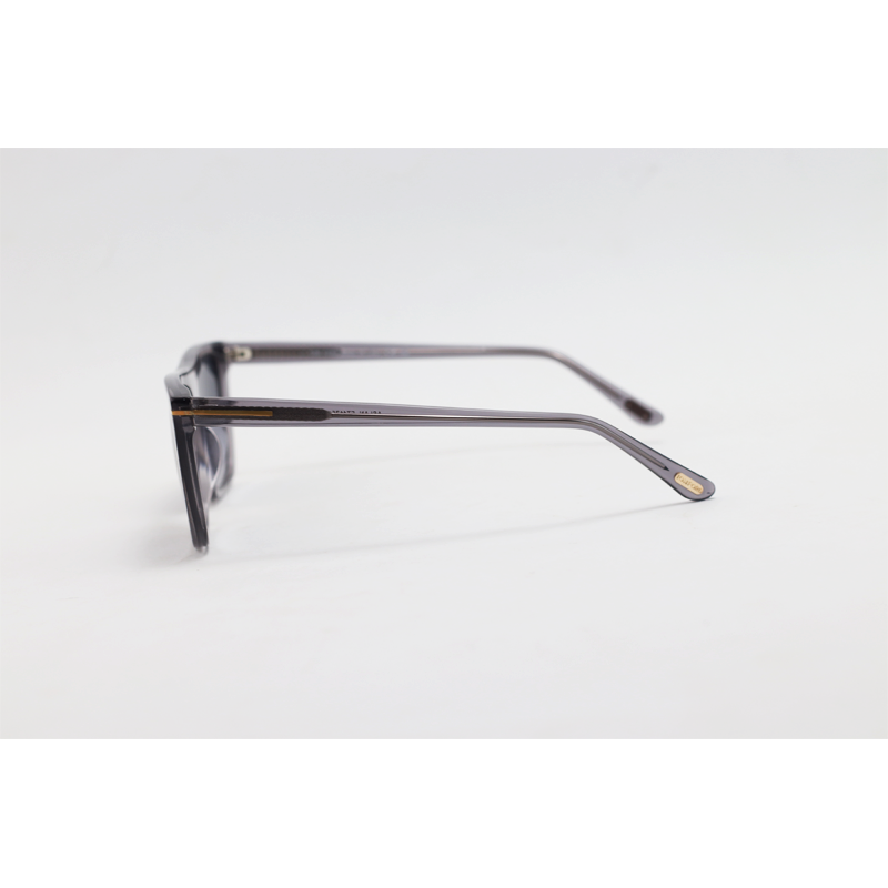 Tom Ford - ASLAN - 1175 - Grey Translucent - Acetate - Rectangle - Sunglasses