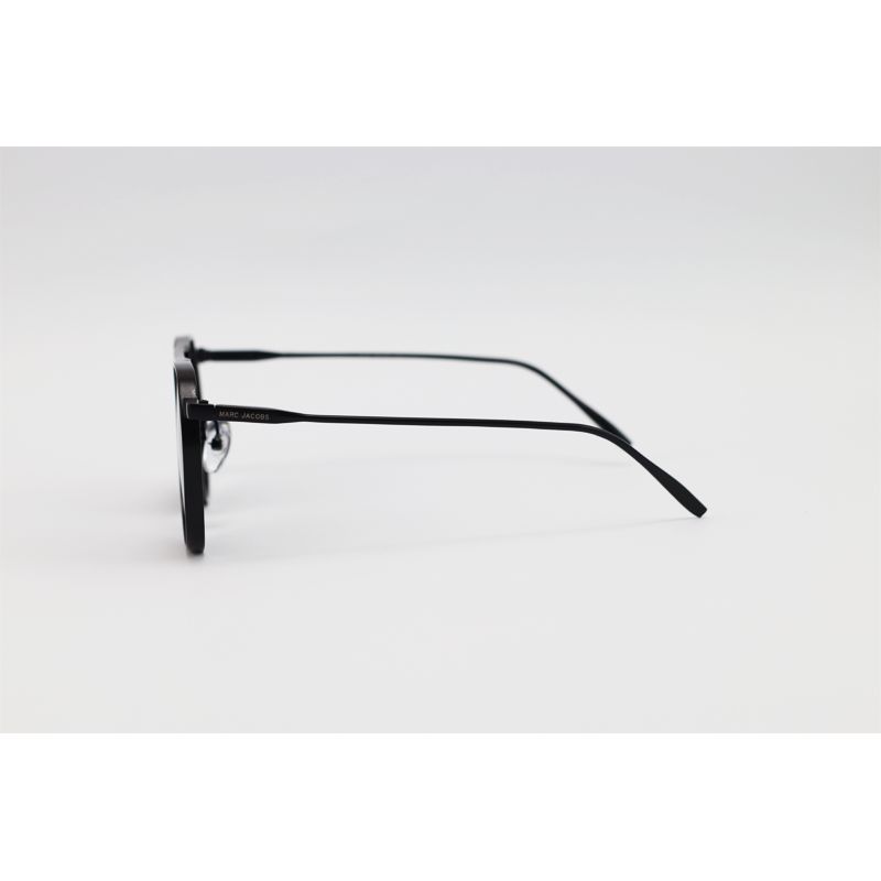 Marc Jacobs - 0424 - Black - Metal - Double Bridge - Oval - Sunglasses