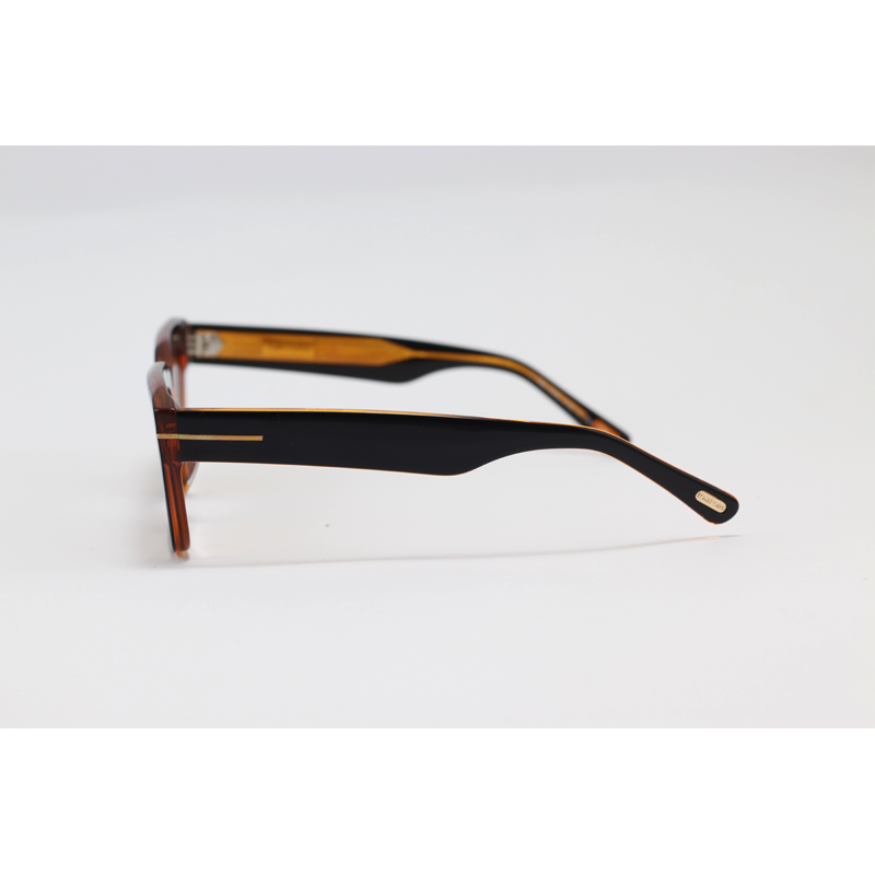 Tom Ford - 1199 - Brown Gradient - Acetate - Rectangle - Sunglasses