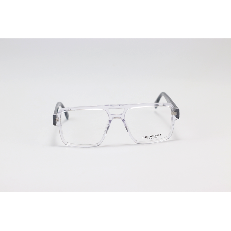 Burberry - W53050 - Translucent - Acetate - Double Bridge - Rectangle - Eyewear