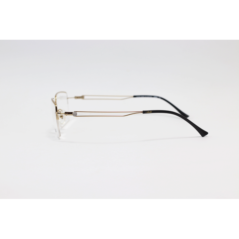 Silhouette - 10777 - Golden - Metal - Half Rim - Rectangle - Eyewear
