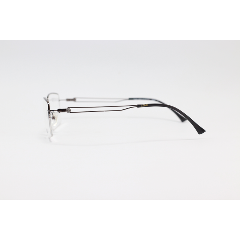 Silhouette - 10777 - Gun Metallic - Metal - Half Rim - Rectangle - Eyewear