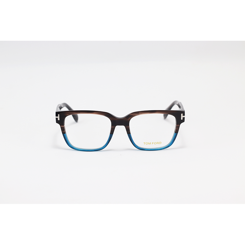 Tom Ford - 56303 - Brown Blue - Acetate - Rectangle - Eyewear