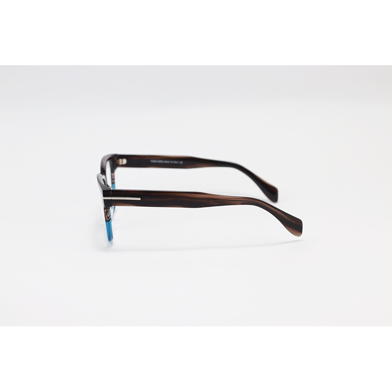 Tom Ford - 56303 - Brown Blue - Acetate - Rectangle - Eyewear