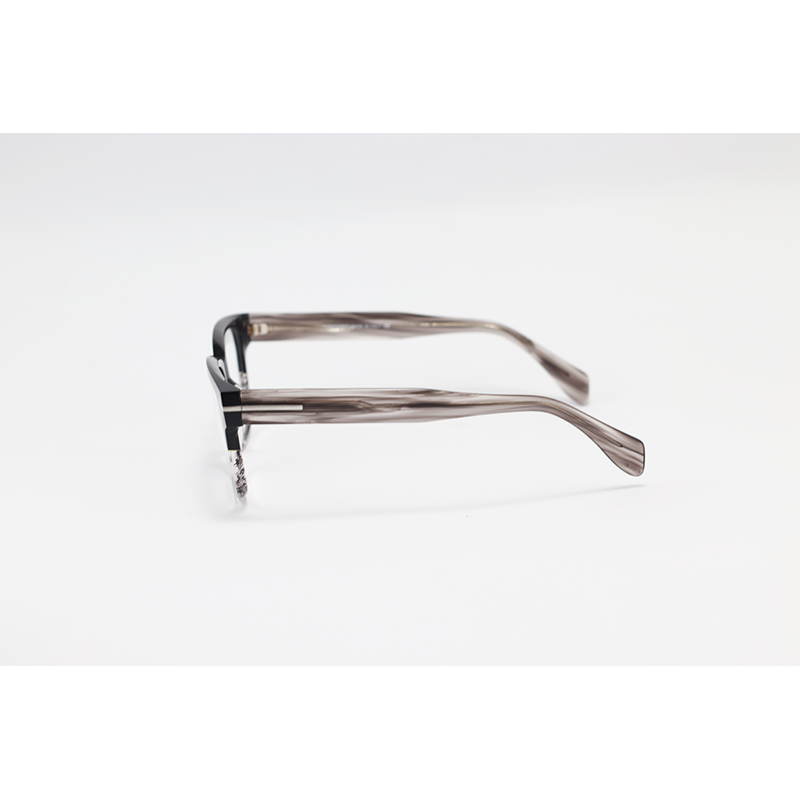 Tom Ford - 56303 - Grey Marble - Acetate - Rectangle - Eyewear
