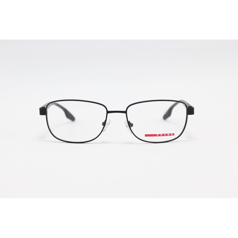 Prada - VPS01WB - Matte Black - Acetate - Metal - Rectangle - Eyewear