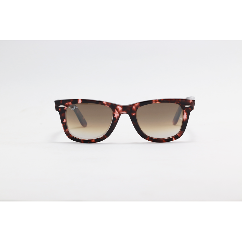 Ray B – 2140 – WAYFARER - Red Stone Brown Gradient – Acetate - Rectangle – Sunglasses