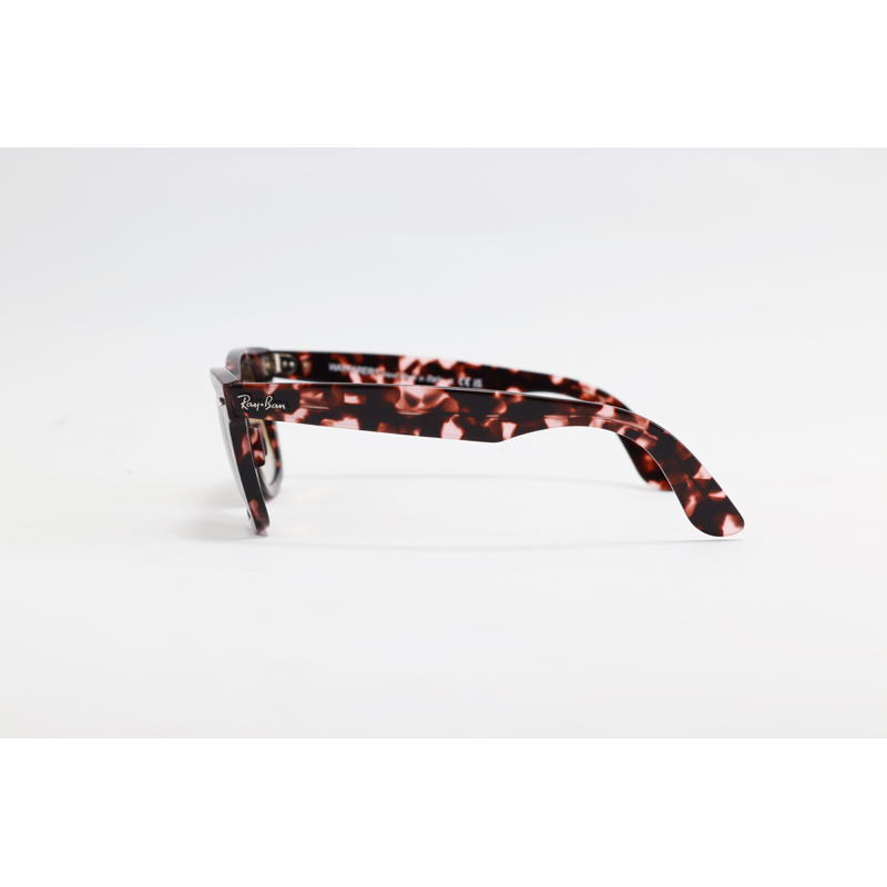 Ray B – 2140 – WAYFARER - Red Stone Brown Gradient – Acetate - Rectangle – Sunglasses