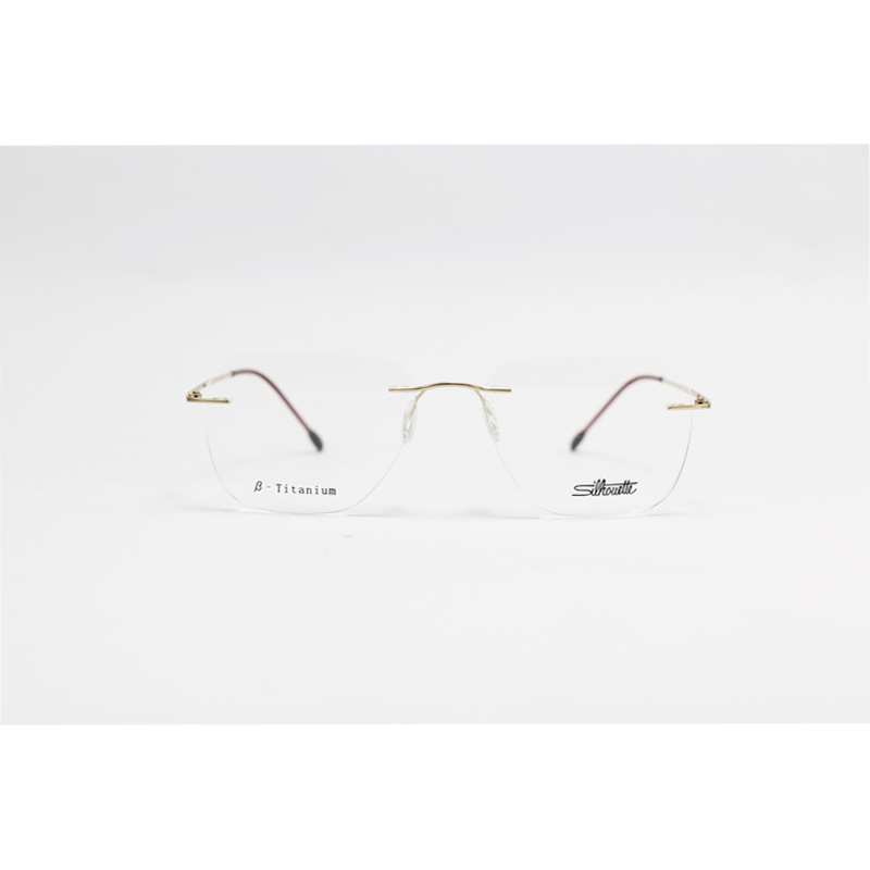 Silhouette - 1024 - Golden - Metal - Rimless - Eyewear