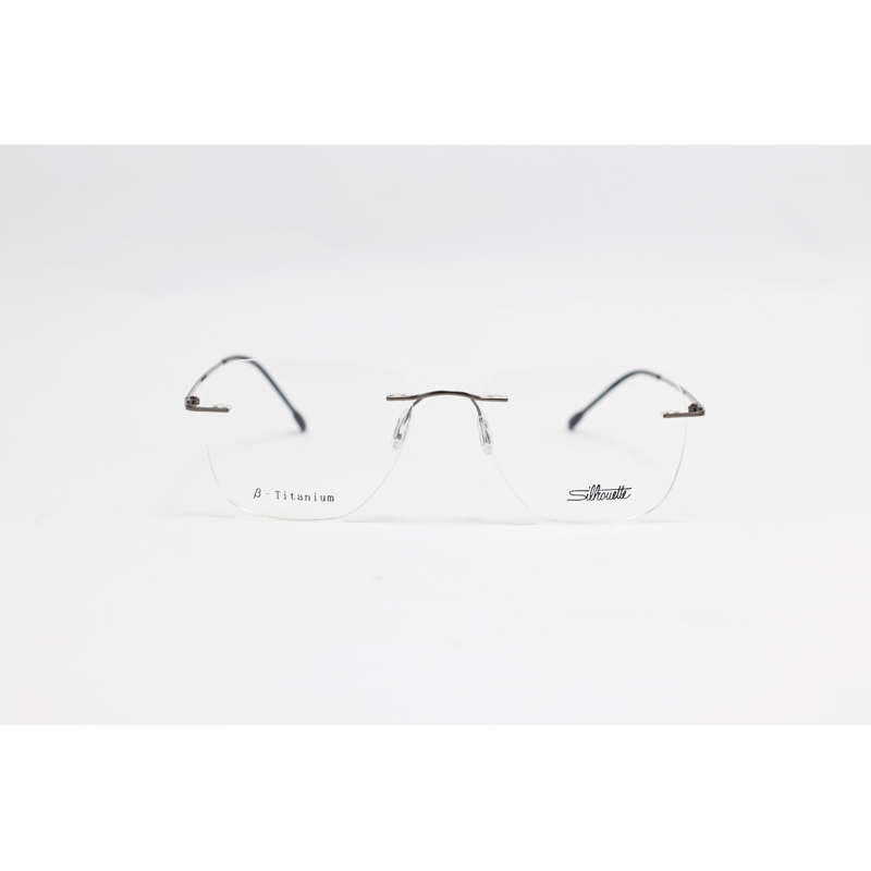 Silhouette - 1024 - Gun Metallic - Metal - Rimless - Eyewear