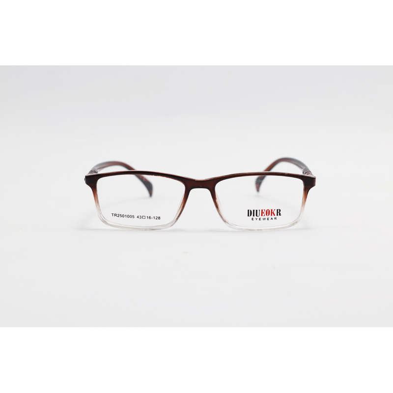 Acetate - 2501005 - Brown Gradient - Rectangle - Kids Eyewear