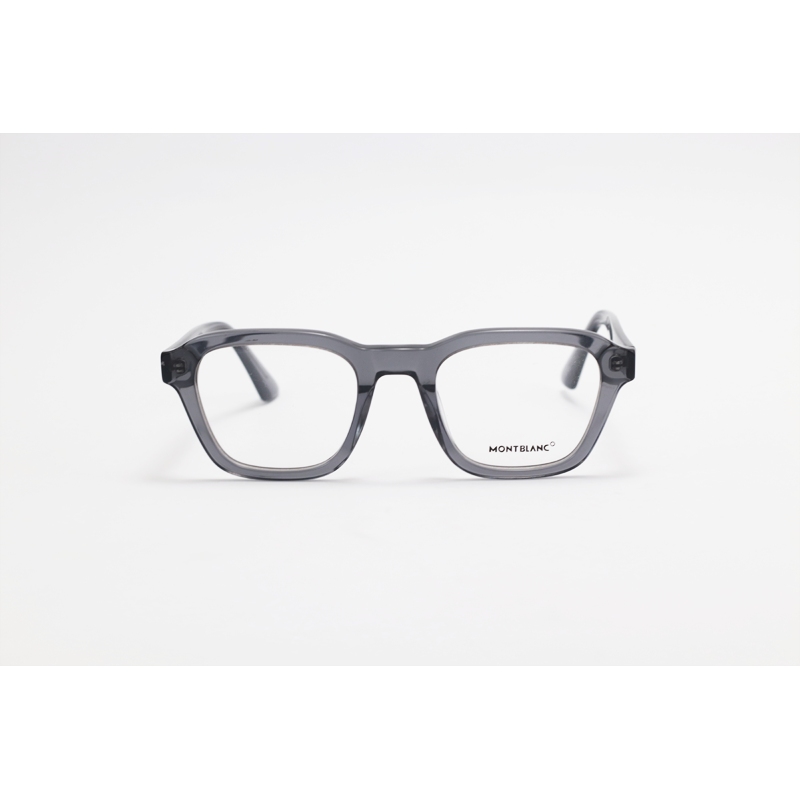 Mont Blanc - MB03848S - Grey Translucent - Acetate - Square - Eyewear