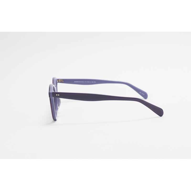 Moscot - 41463 - Purple - Acetate - Round - Eyewear