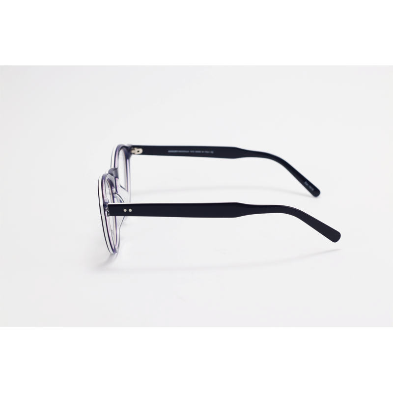 Moscot - VOMMO - Blue White - Acetate - Round - Eyewear