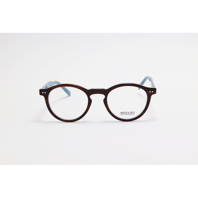 Moscot - VOMMO - Brown Blue - Acetate - Round - Eyewear