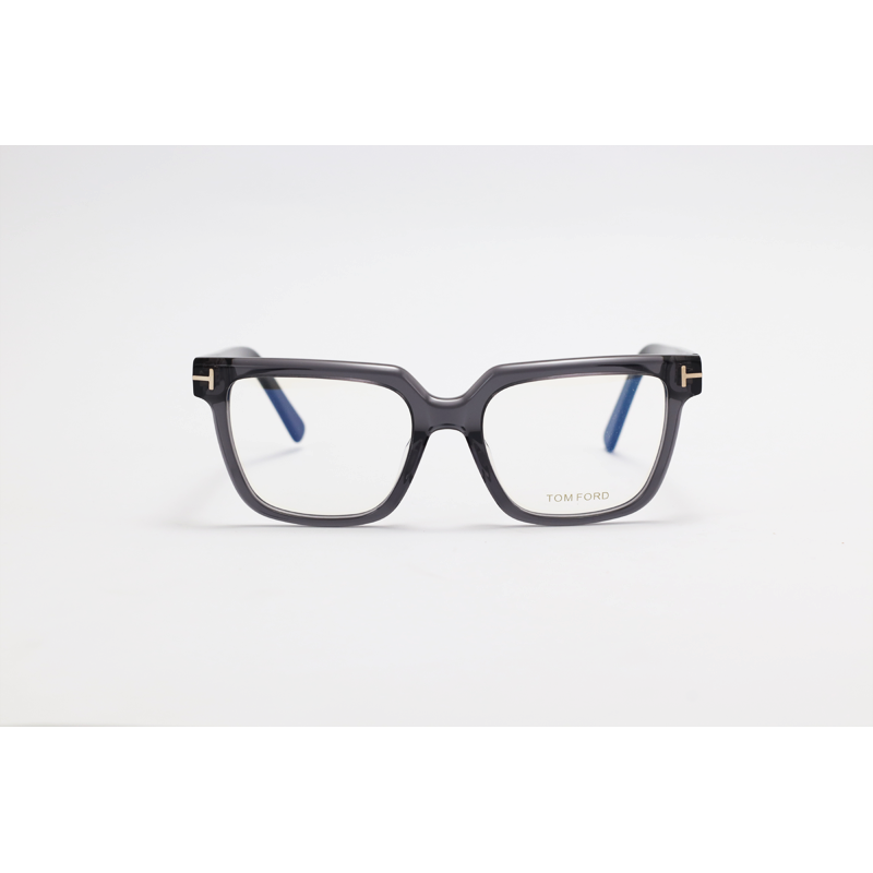 Tom Ford - 5889 - Grey Translucent - Acetate - Square - Eyewear
