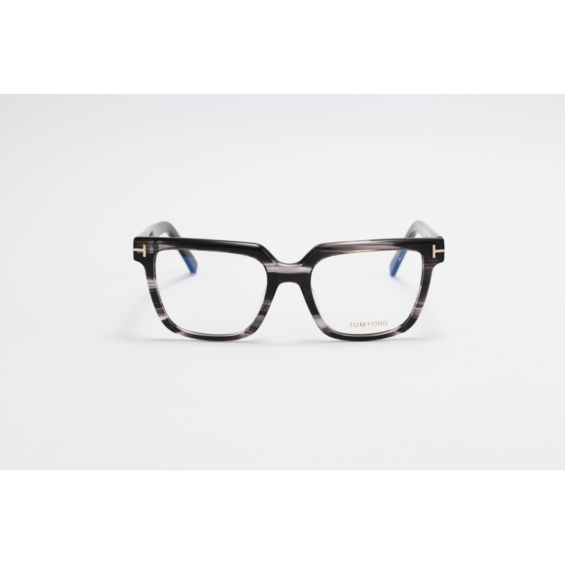 Tom Ford - 5889 - Grey Stripes - Acetate - Square - Eyewear