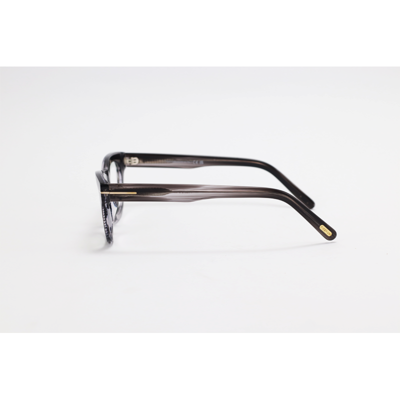 Tom Ford - 5873 - Grey Stripes - Acetate - Oval - Eyewear