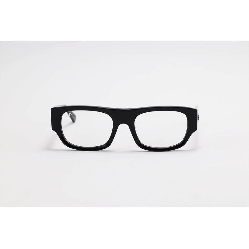 Ray B - 7218 - Black - Acetate - Rectangle - Eyewear