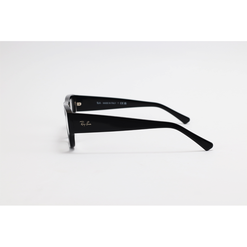 Ray B - 7218 - Black - Acetate - Rectangle - Eyewear