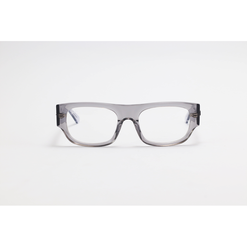 Ray B - 7218 - Grey Translucent - Acetate - Rectangle - Eyewear