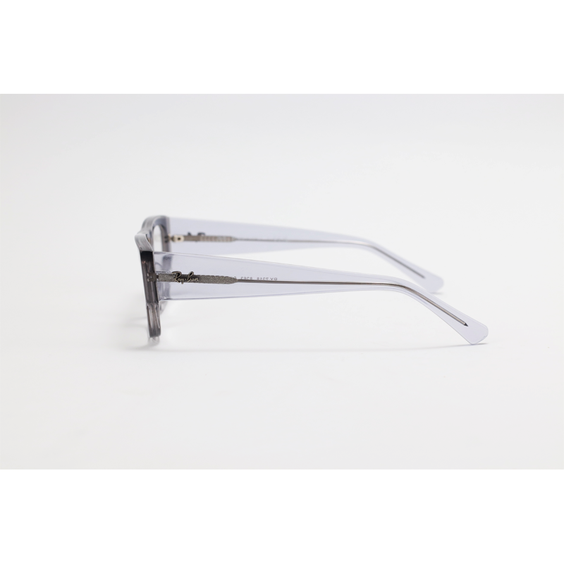 Ray B - 7218 - Grey Translucent - Acetate - Rectangle - Eyewear