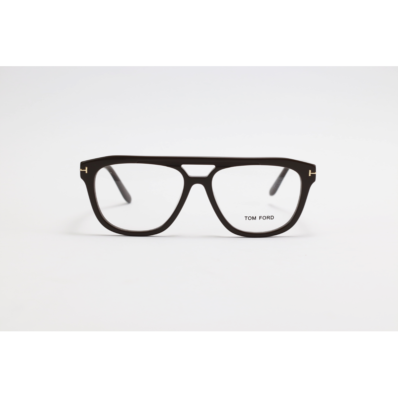 Tom Ford - 6024 - Dark Brown - Acetate - Rectangle - Double Bridge - Eyewear
