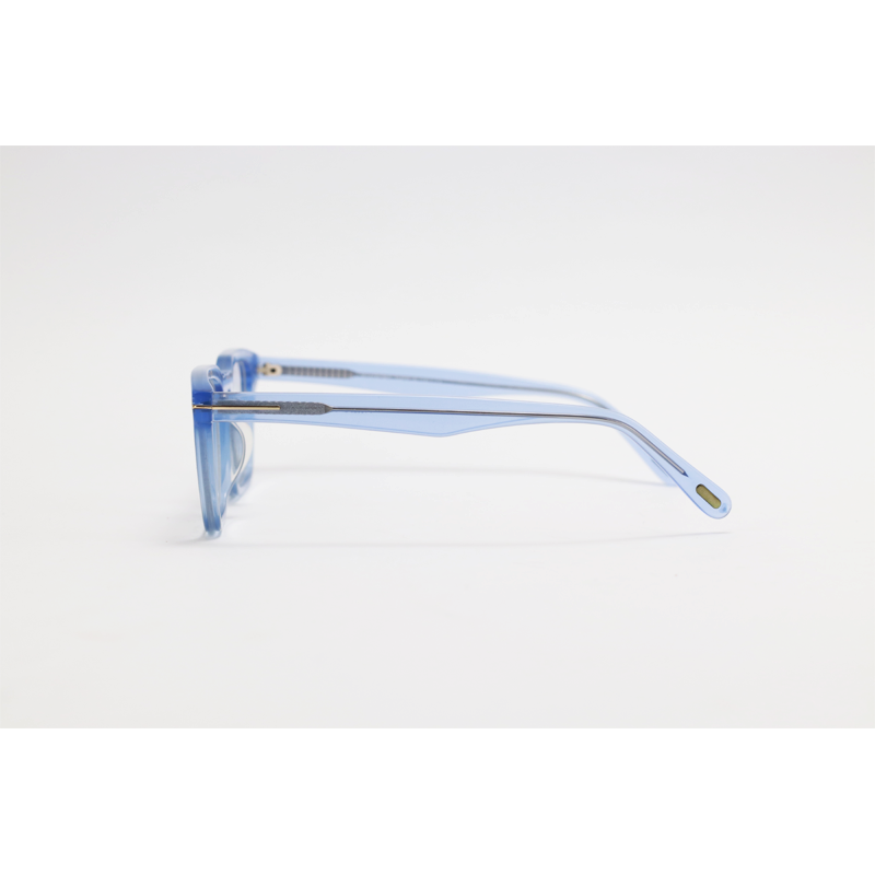 Tom Ford - 6025 - Blue Translucent - Acetate - Square - Eyewear