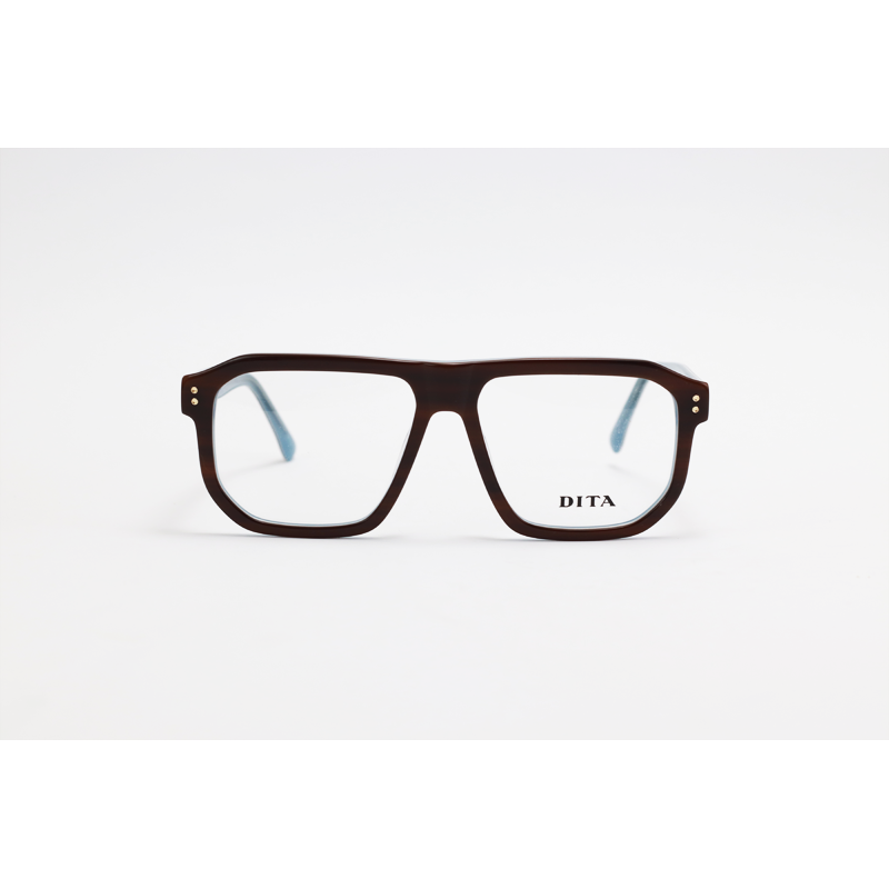 Dita - 2085 - Brown Blue - Acetate - Square - Eyewear