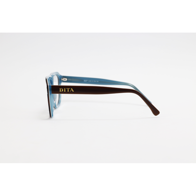 Dita - 2085 - Brown Blue - Acetate - Square - Eyewear