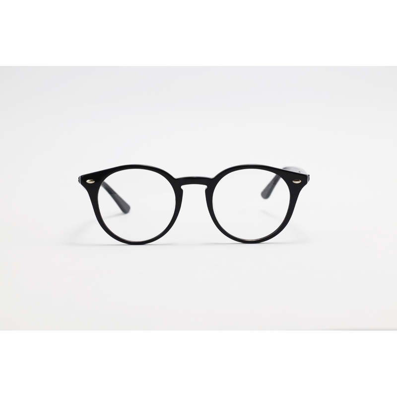 Ray B - 2180 - Black - Acetate - Round - Eyewear