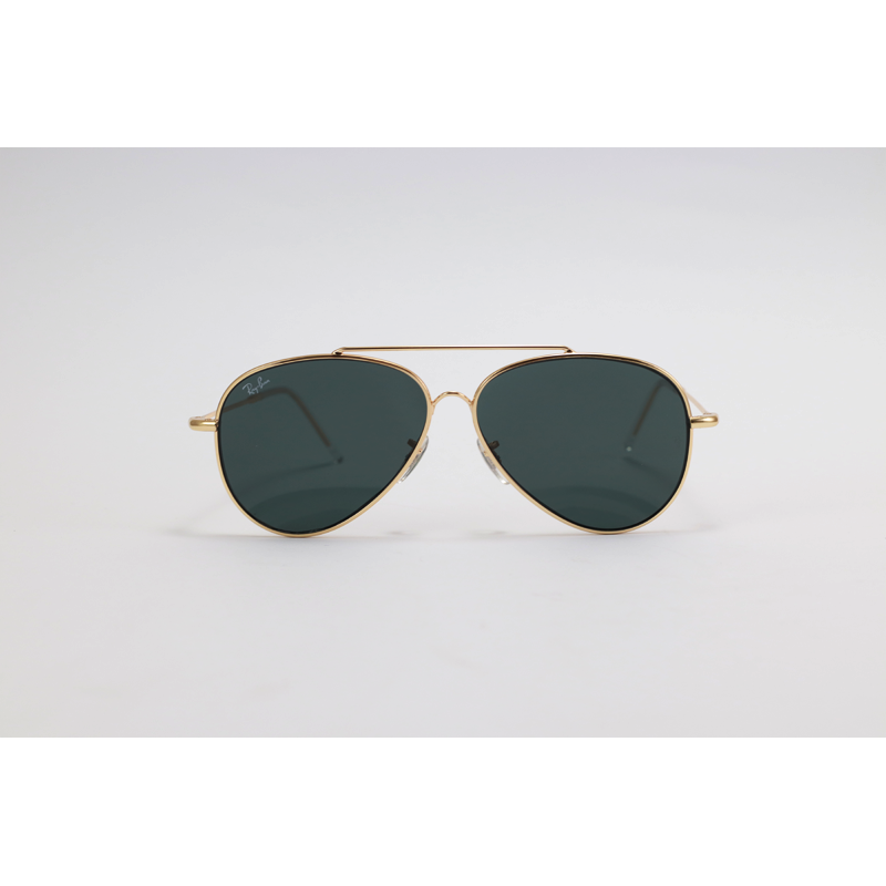 Ray Ban - RBR0101S - Golden Black - Metal - Aviator - Reverse - Sunglasses