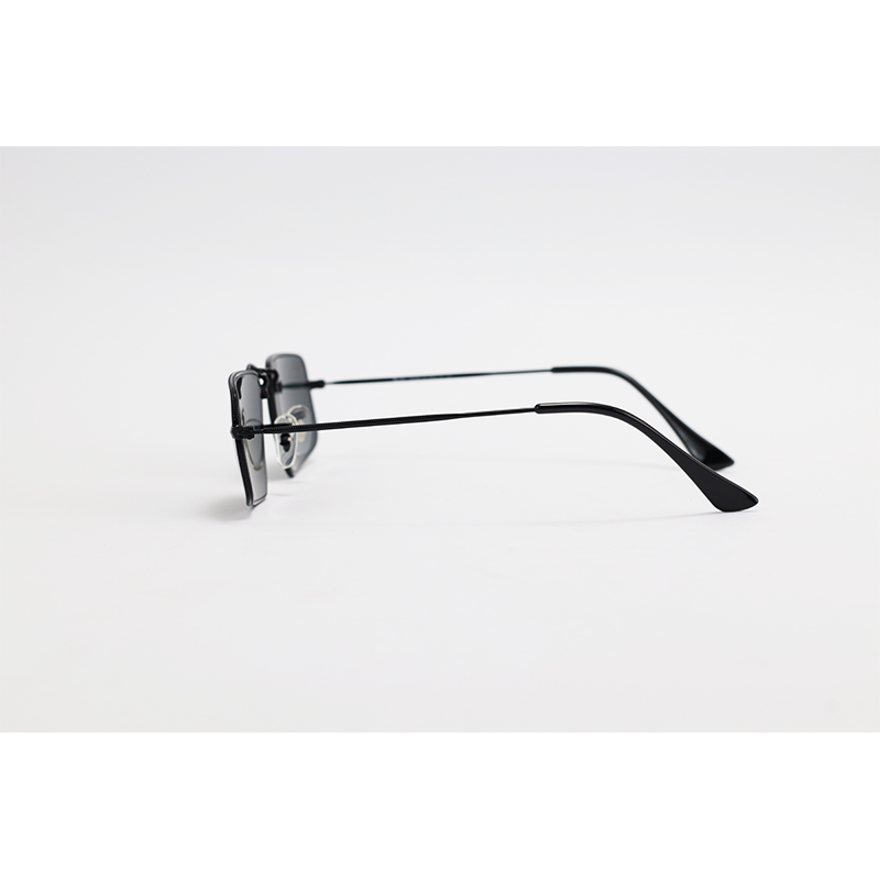 Ray B - RB3957 - Black - Metal - Rectangle - Sunglasses