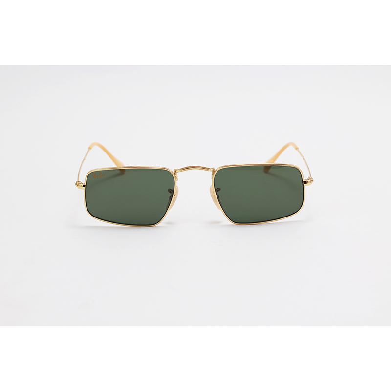 Ray B - RB3957 - Golden Green - Metal - Rectangle - Sunglasses