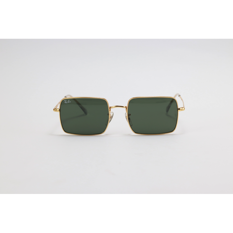 Ray B - RB1969 - Golden Green - Metal - Square - Sunglasses